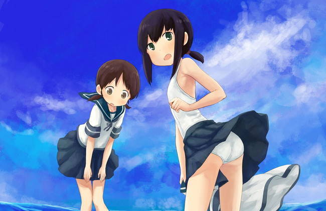 吹雪のオナニー姿を想像するだけでめっちゃ抜けるエロ画像【艦隊これくしょん】