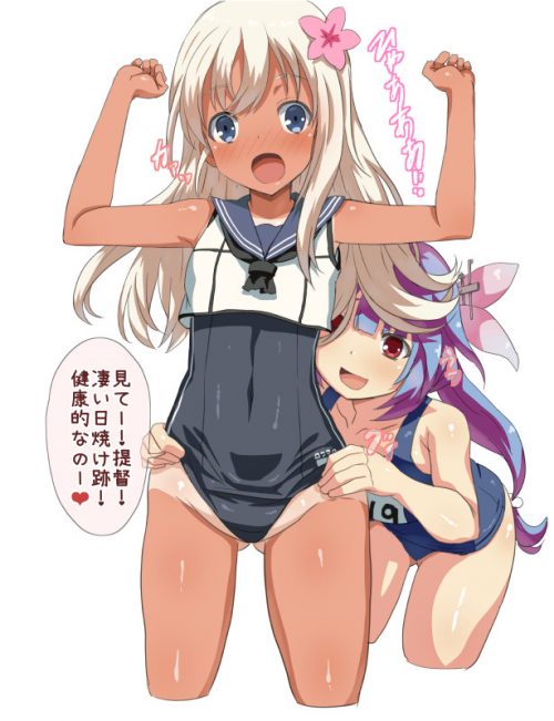 【艦隊これくしょん】呂500のがっつりむしゃぶりつきたいおっぱいエロ画像で即抜き！