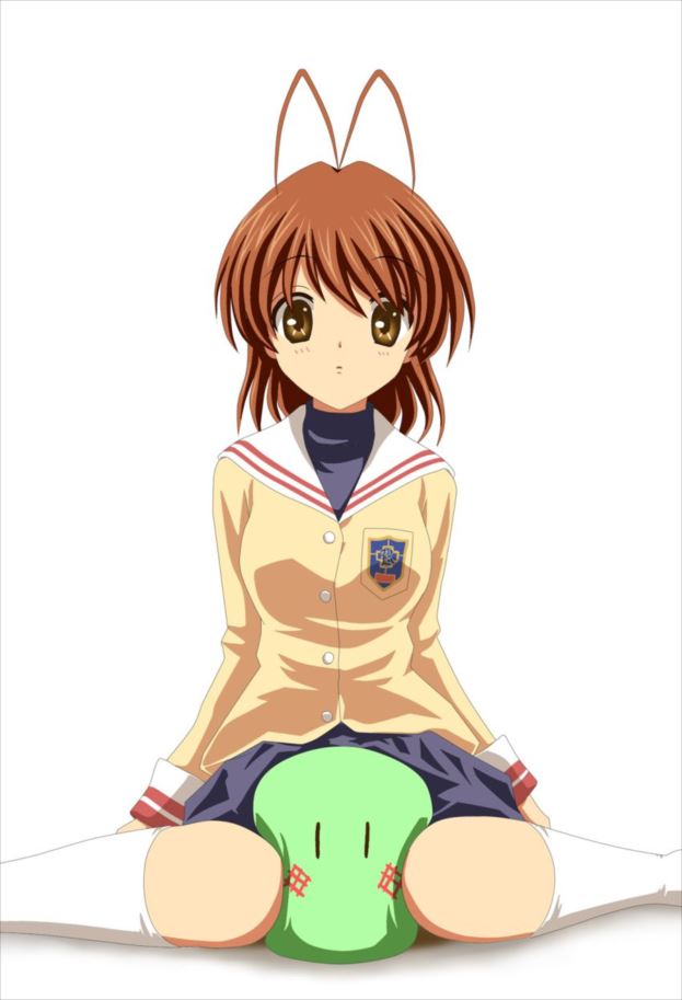 快楽に堕ちそうになってるアヘ顔の古河渚抜けるエロ画像！【CLANNAD】