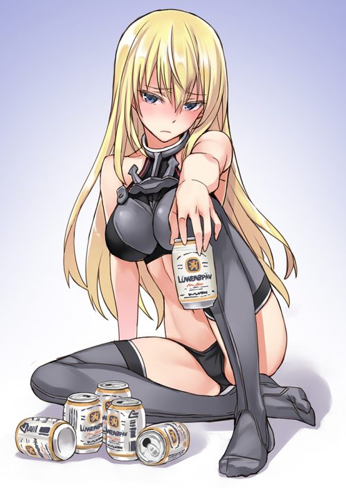 快楽に堕ちそうになってるアヘ顔のビスマルク抜けるエロ画像！【艦隊これくしょん】