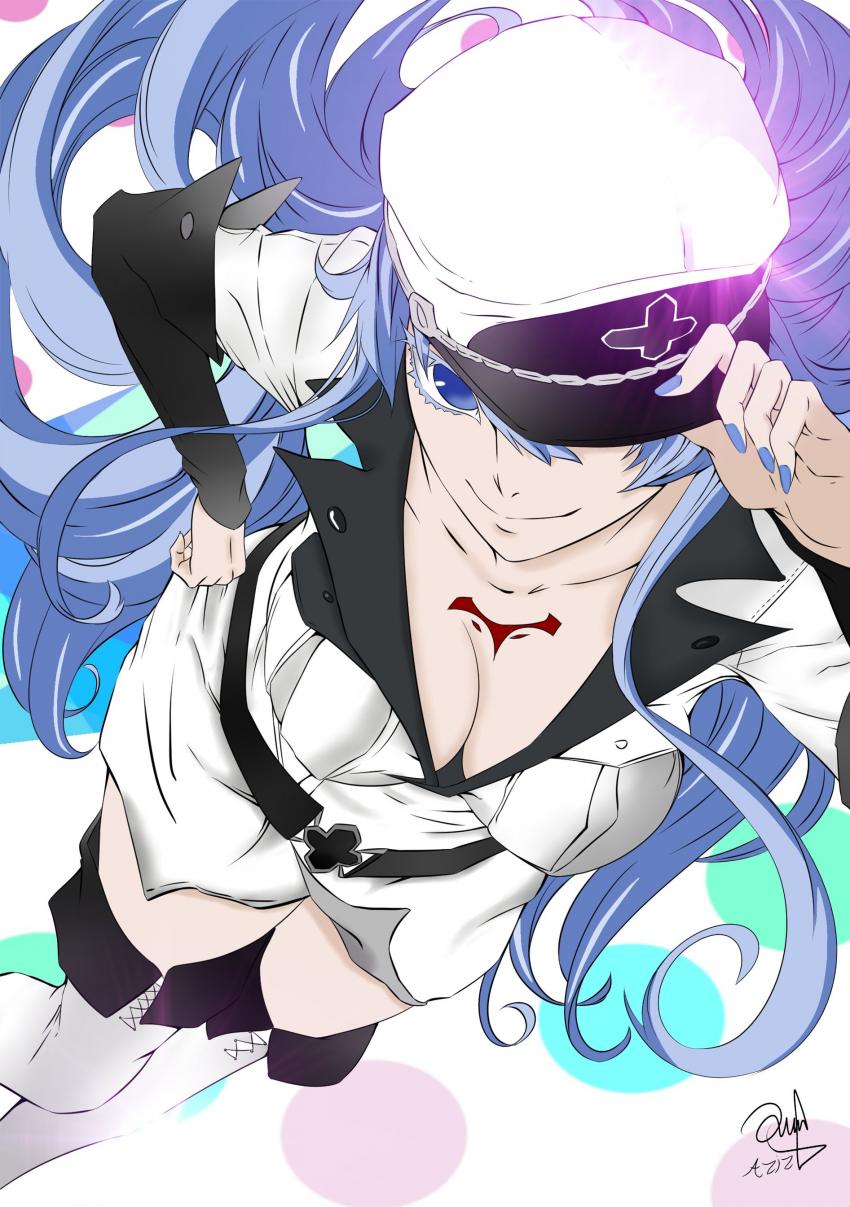 【エロ画像】アカメが斬る！のエロコスプレの参考にしたくなるエスデスのキャラクター画像