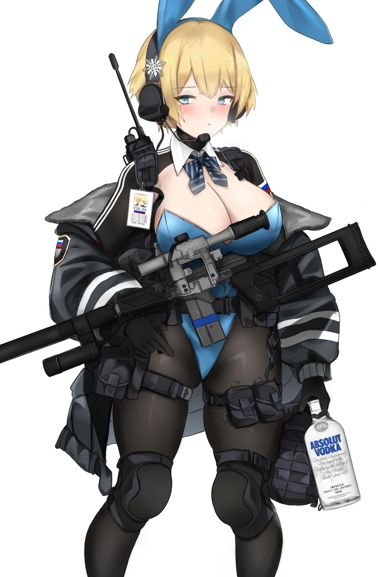 快楽に堕ちそうになってるアヘ顔のVSK-94抜けるエロ画像！【ドールズフロントライン】