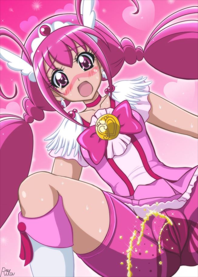 【プリキュア】キュアハッピーのがっつりむしゃぶりつきたいおっぱいエロ画像で即抜き！