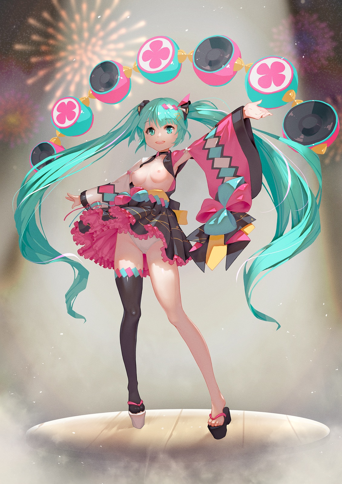 【ボーカロイド】こんな超絶エッロエロな初音ミクの抜ける二次エロ画像があったのか？！