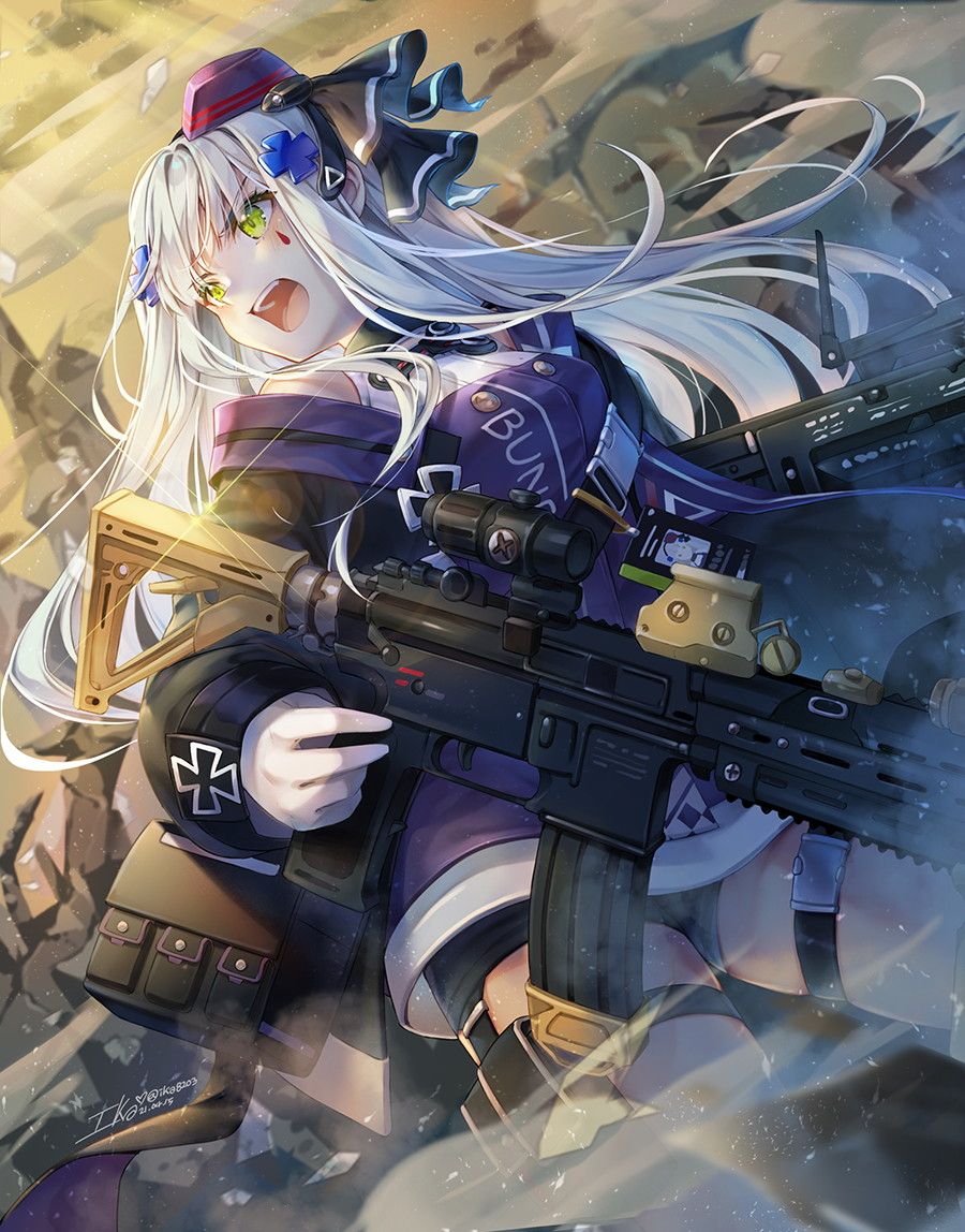 【ドールズフロントライン】二次元の世界に行ってHK416とめっちゃハメハメしたいと思わせるエロ画像まとめ