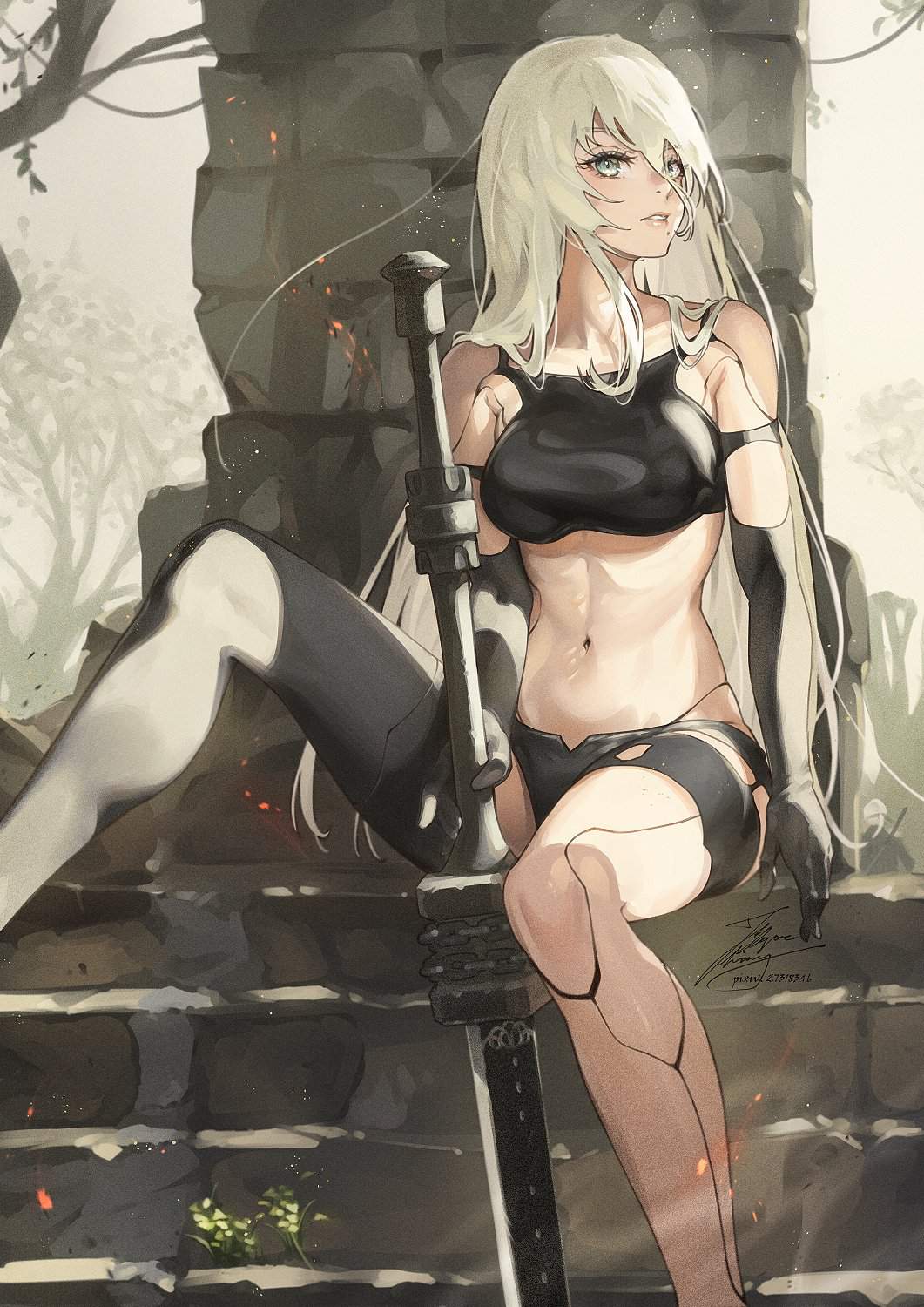 【NieR Automata】ヨルハA型二号とハメハメ濃厚Ｈがしたくなる二次エロ画像