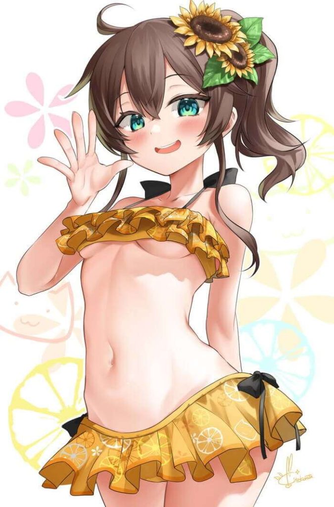 【ホロライブ】夏色まつりのえっちでかわいい二次エロ画像