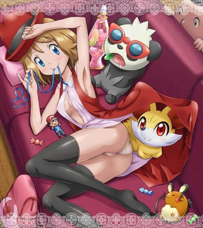 【ポケットモンスター】こんな超絶エッロエロなセレナの抜ける二次エロ画像があったのか？！