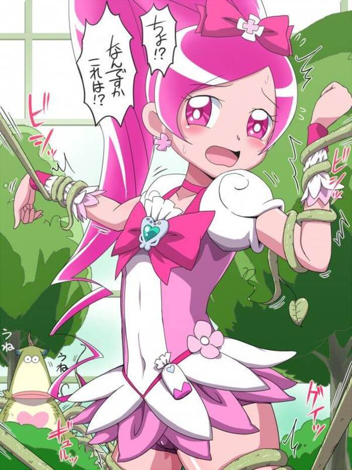 花咲つぼみの悩殺必死のセクシーポーズのエロ画像！【プリキュア】