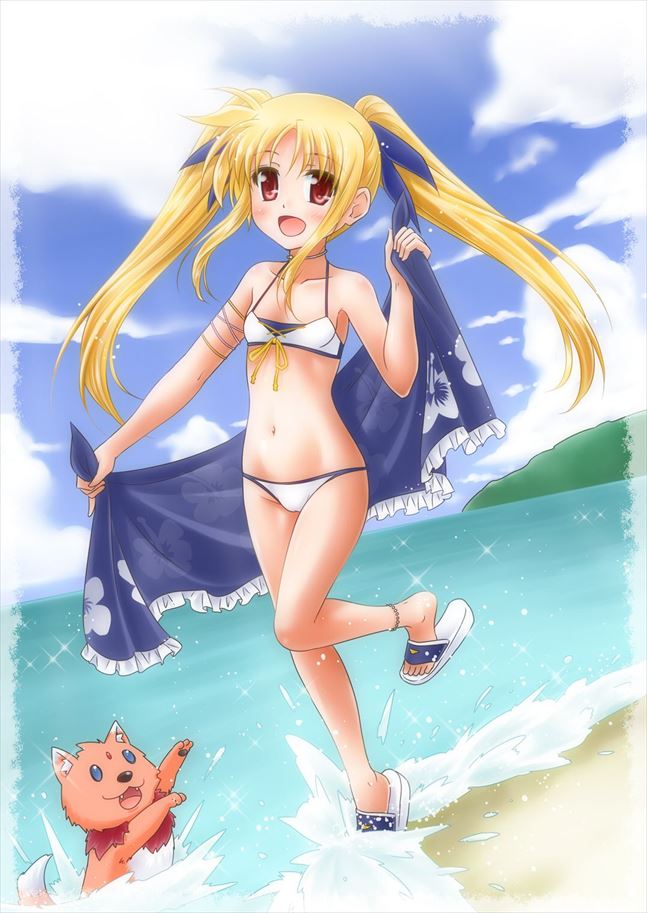 【魔法少女リリカルなのは】フェイトの無防備でエロすぎな二次えっち画像まとめ