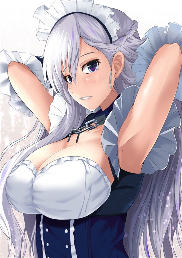 ベルファストのどエロい二次エロ画像がいっぱいおっぱい！【アズールレーン】