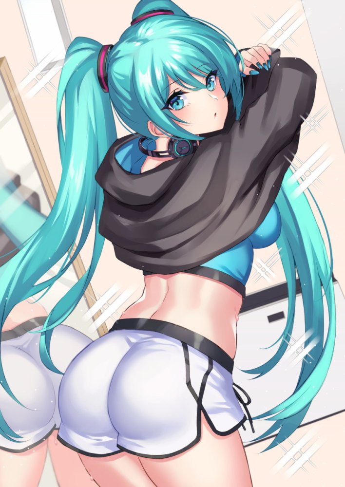 初音ミクのおっぱいを好き放題ヤリ放題な二次エロ画像【ボーカロイド】