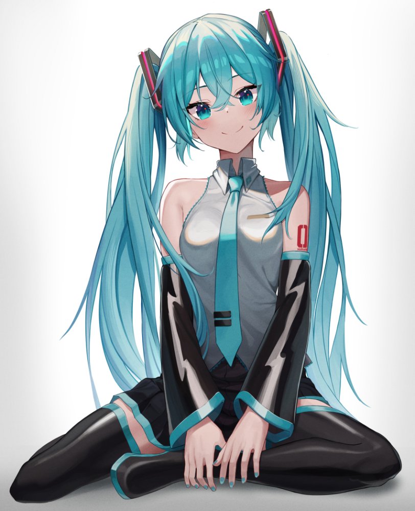 初音ミクのおっぱいを好き放題ヤリ放題な二次エロ画像【ボーカロイド】