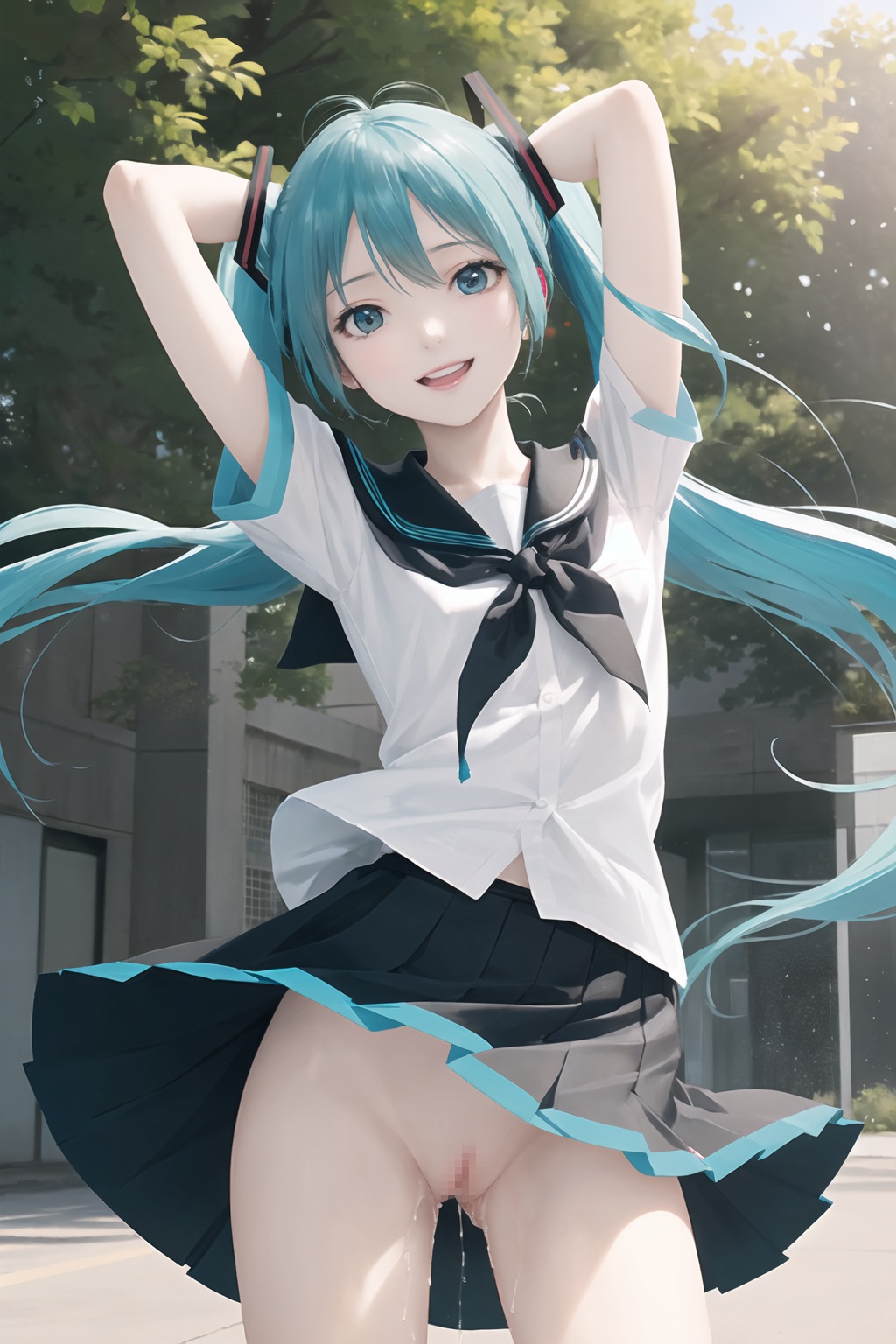 【エロ画像】ボーカロイドのエロコスプレの参考にしたくなる初音ミクのキャラクター画像