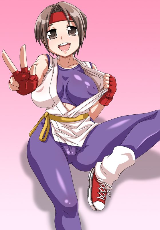 【ザ・キング・オブ・ファイターズ】ユリ・サカザキのがっつりむしゃぶりつきたいおっぱいエロ画像で即抜き！
