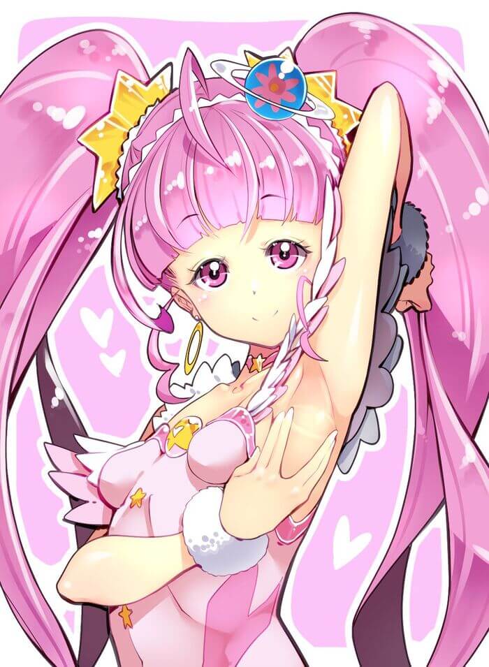 【エロ画像】プリキュアのエロコスプレの参考にしたくなるキュアスターのキャラクター画像