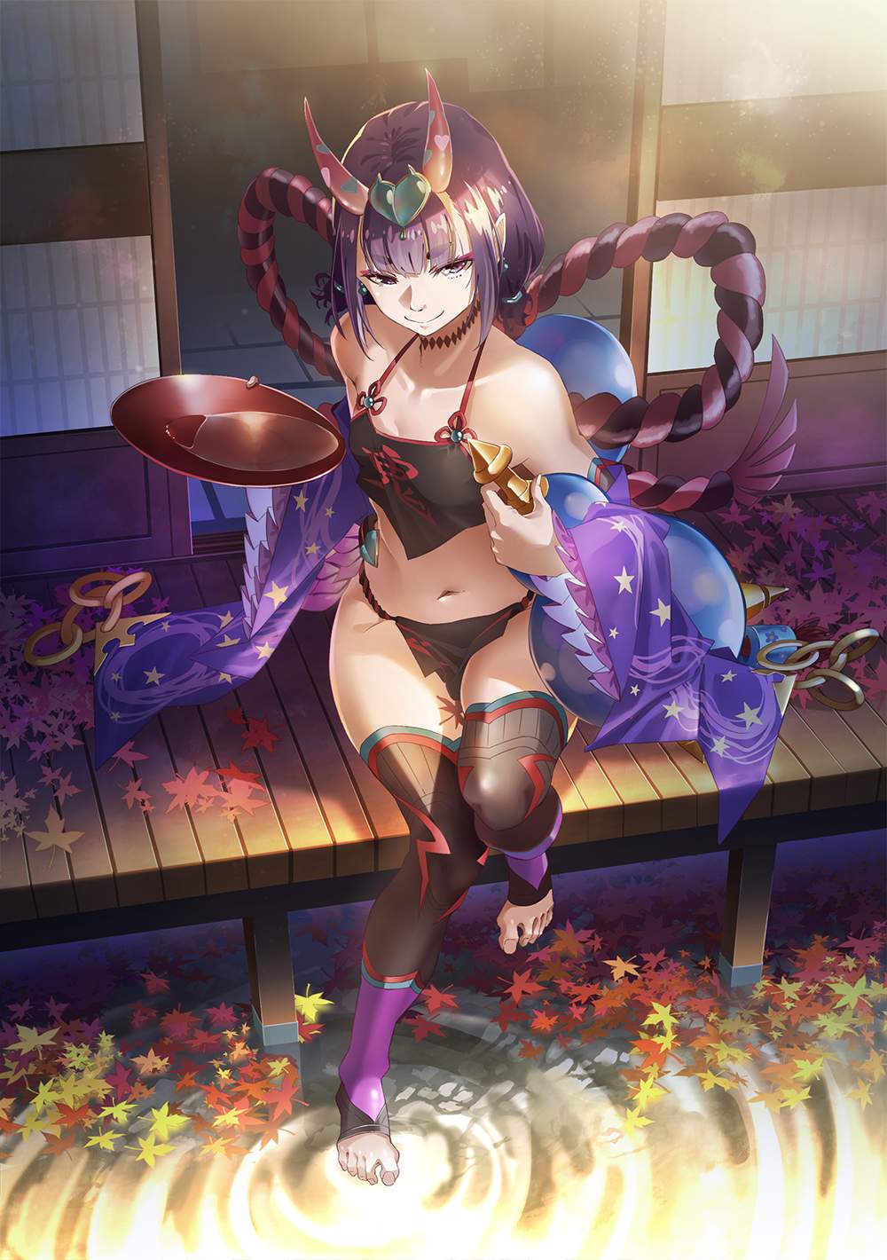 酒呑童子のオナニー姿を想像するだけでめっちゃ抜けるエロ画像【Fate Grand Order】