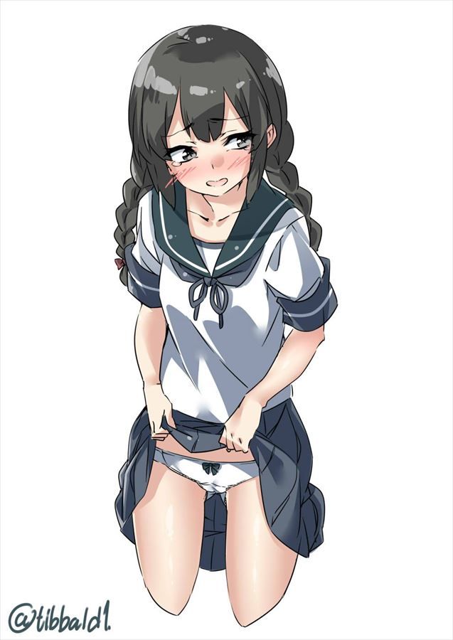 磯波の悩殺必死のセクシーポーズのエロ画像！【艦隊これくしょん】