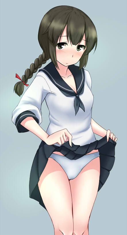 磯波の悩殺必死のセクシーポーズのエロ画像！【艦隊これくしょん】