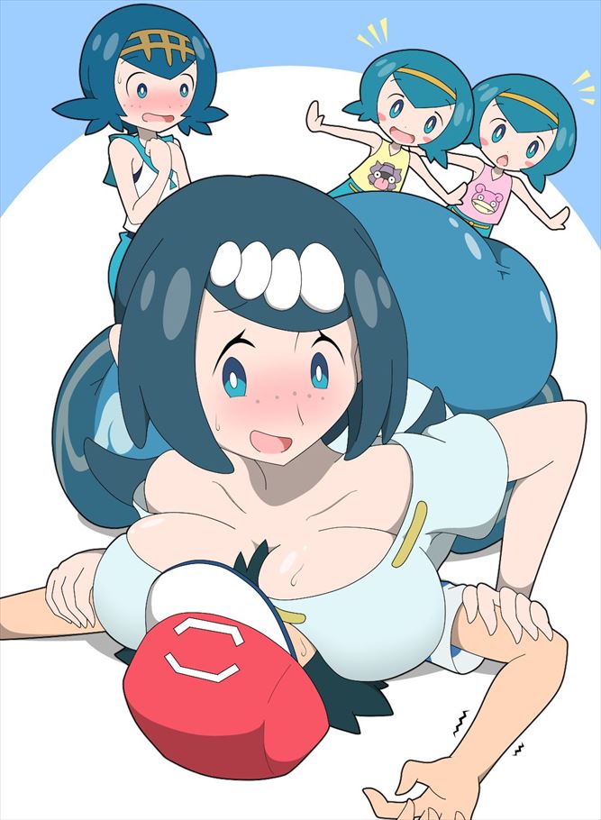 スイレンのどエロい二次エロ画像がいっぱいおっぱい！【ポケットモンスター】