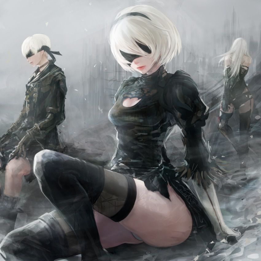 【NieR Automata】2Bの無料(フリー)の二次エロ画像集