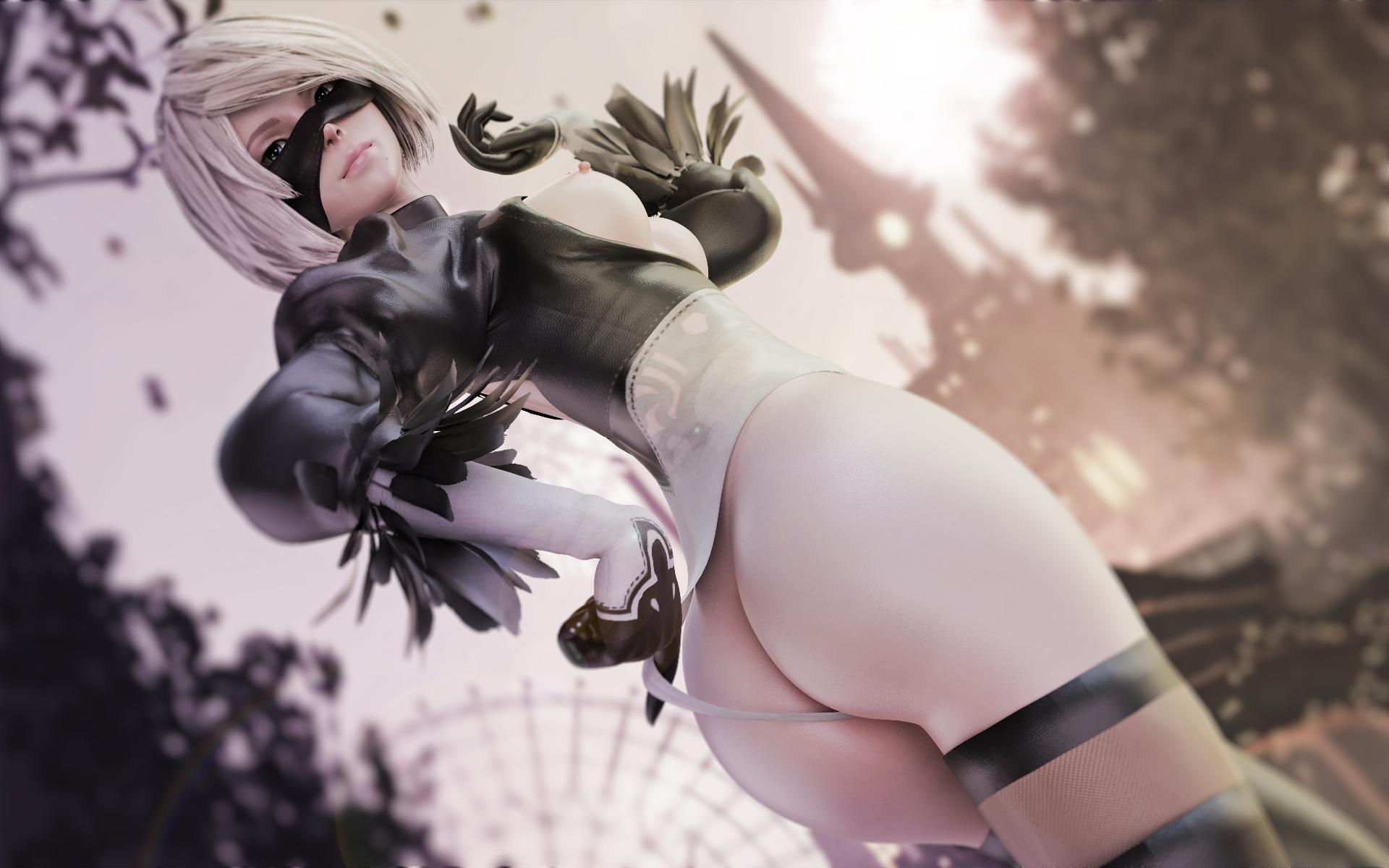 【エロ画像】可愛い2Bの画像を集めてみたが、エロすぎだろ・・・(NieR Automata)