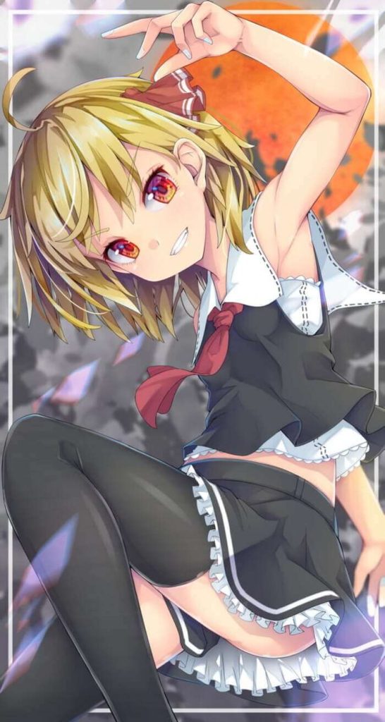 【エロ画像】可愛いルーミアの画像を集めてみたが、エロすぎだろ・・・(東方Project)