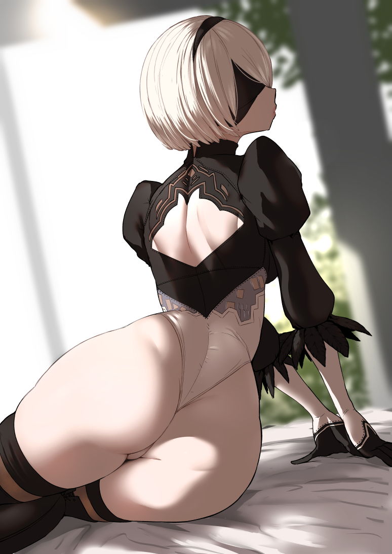 快楽に堕ちそうになってるアヘ顔の2B抜けるエロ画像！【NieR Automata】