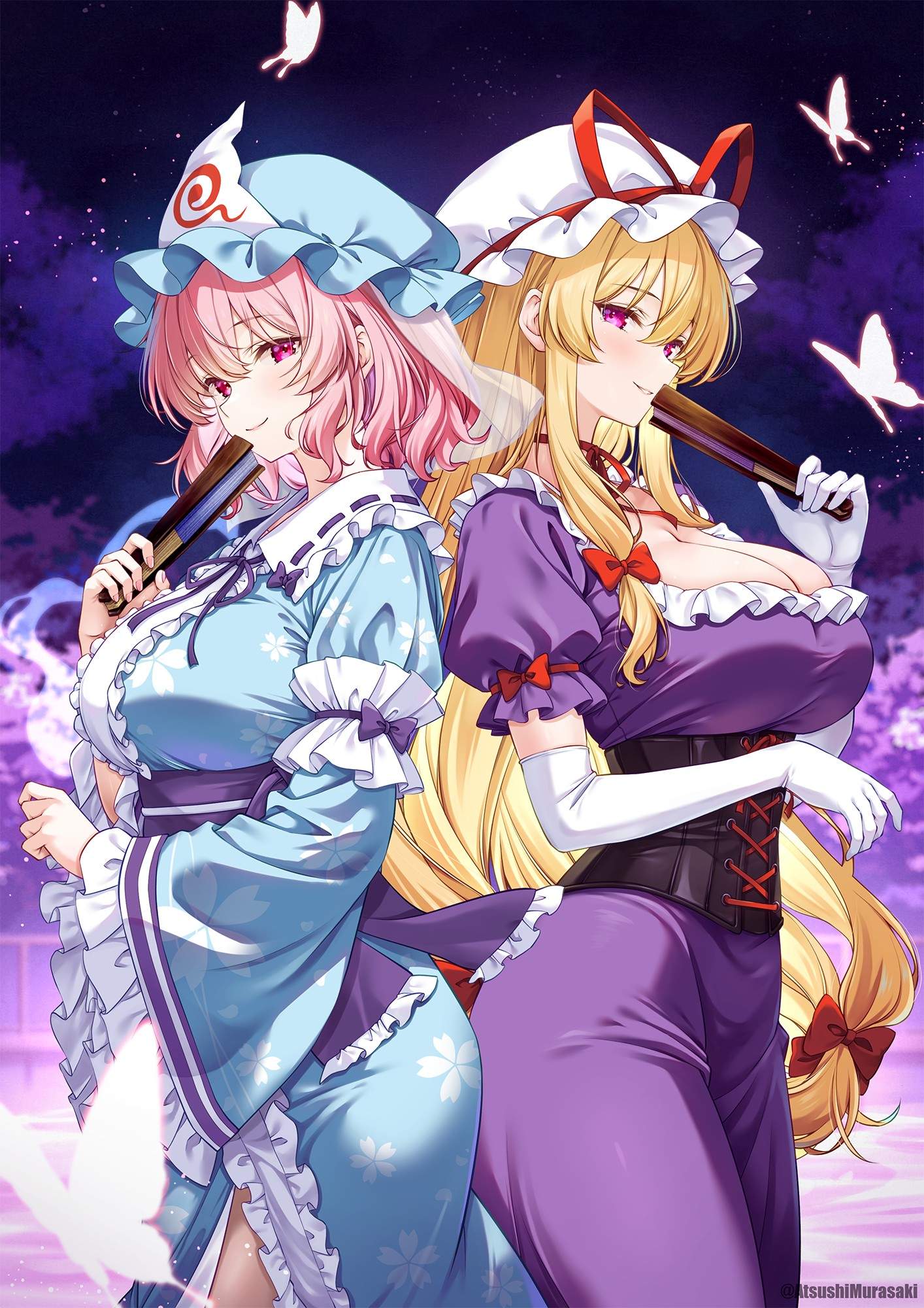 【東方Projectエロ画像】八雲紫のアヘ顔を見たい人向けの秘密部屋がこちらです！