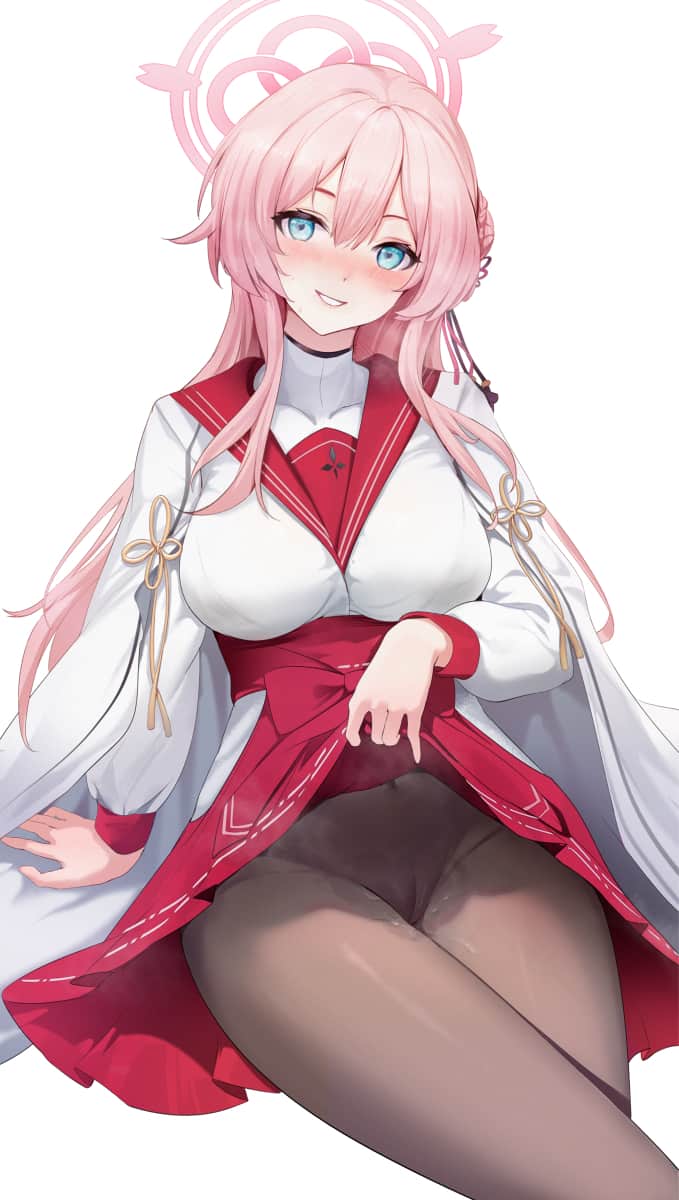 【ブルーアーカイブ】水羽ミモリがオナニーしているのを想像して即抜き二次エロ画像