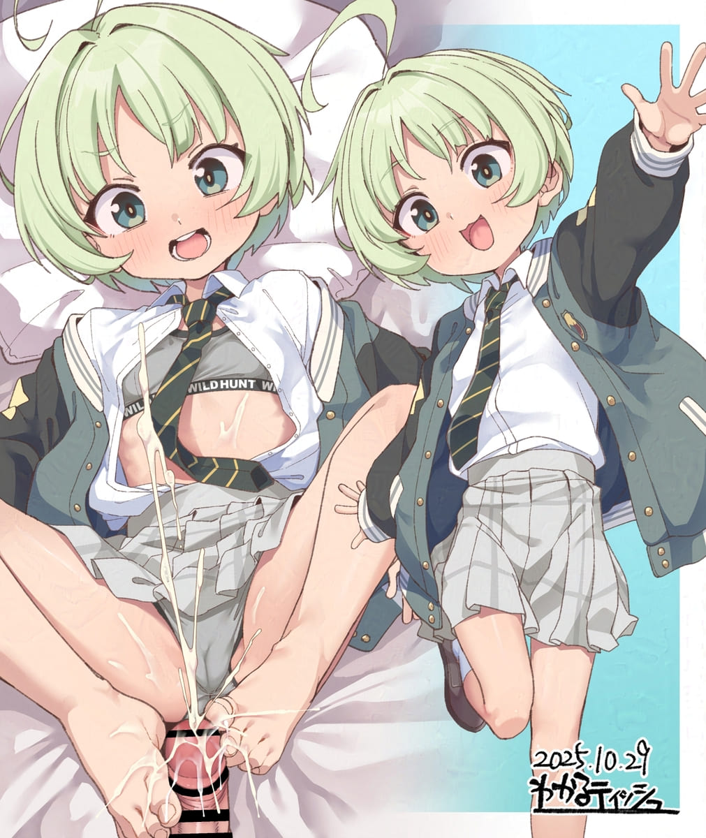 【ブルーアーカイブ】薄葉リツのオナネタにできる二次エロ画像