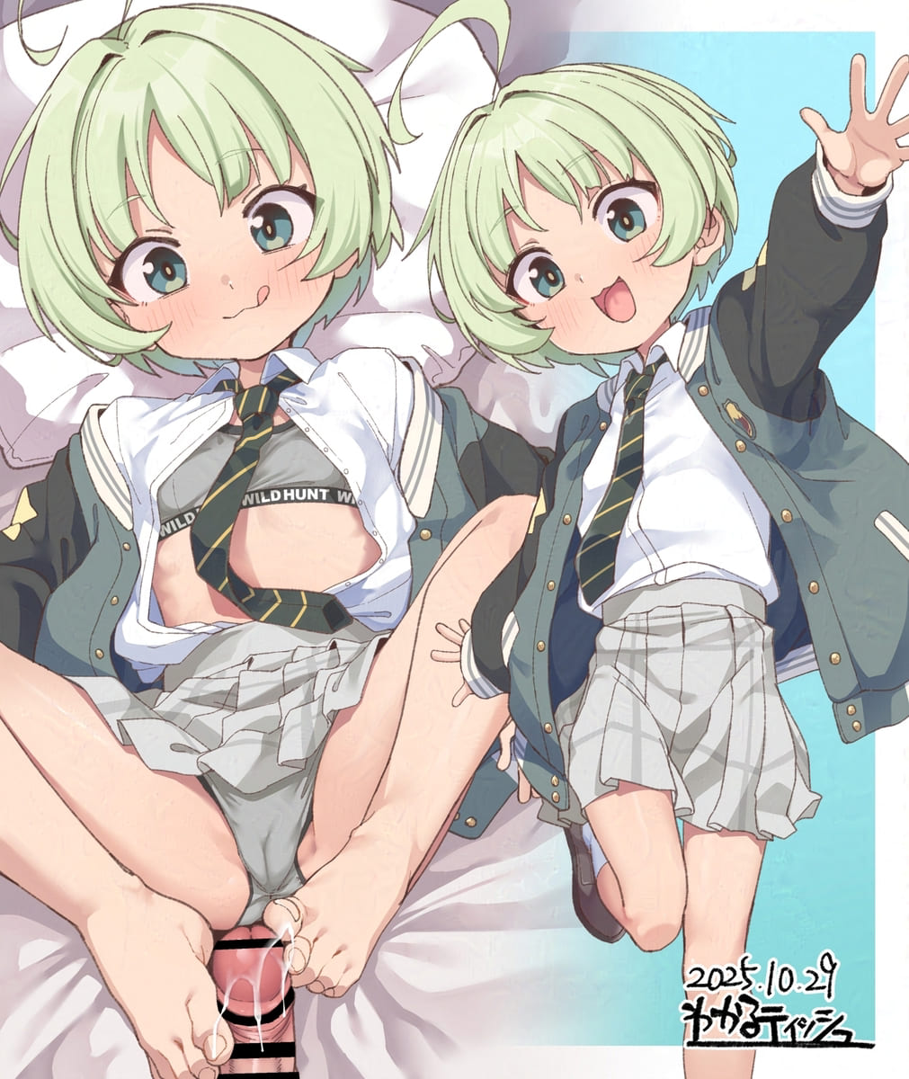 【ブルーアーカイブ】薄葉リツのオナネタにできる二次エロ画像
