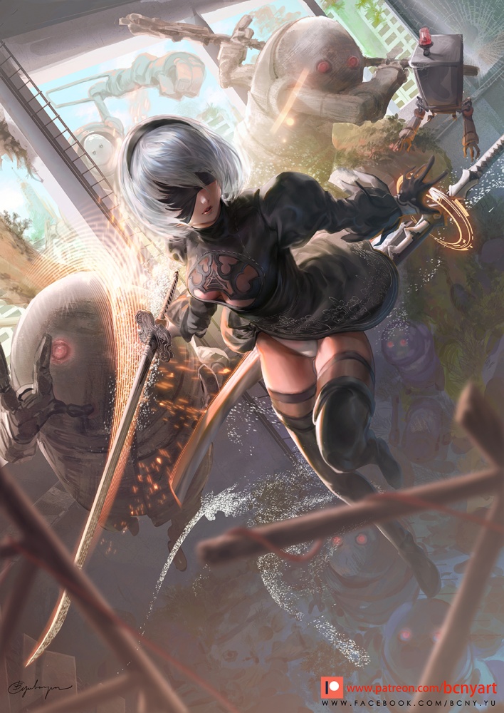 【NieR Automata】2Bとハメハメ濃厚Ｈがしたくなる二次エロ画像