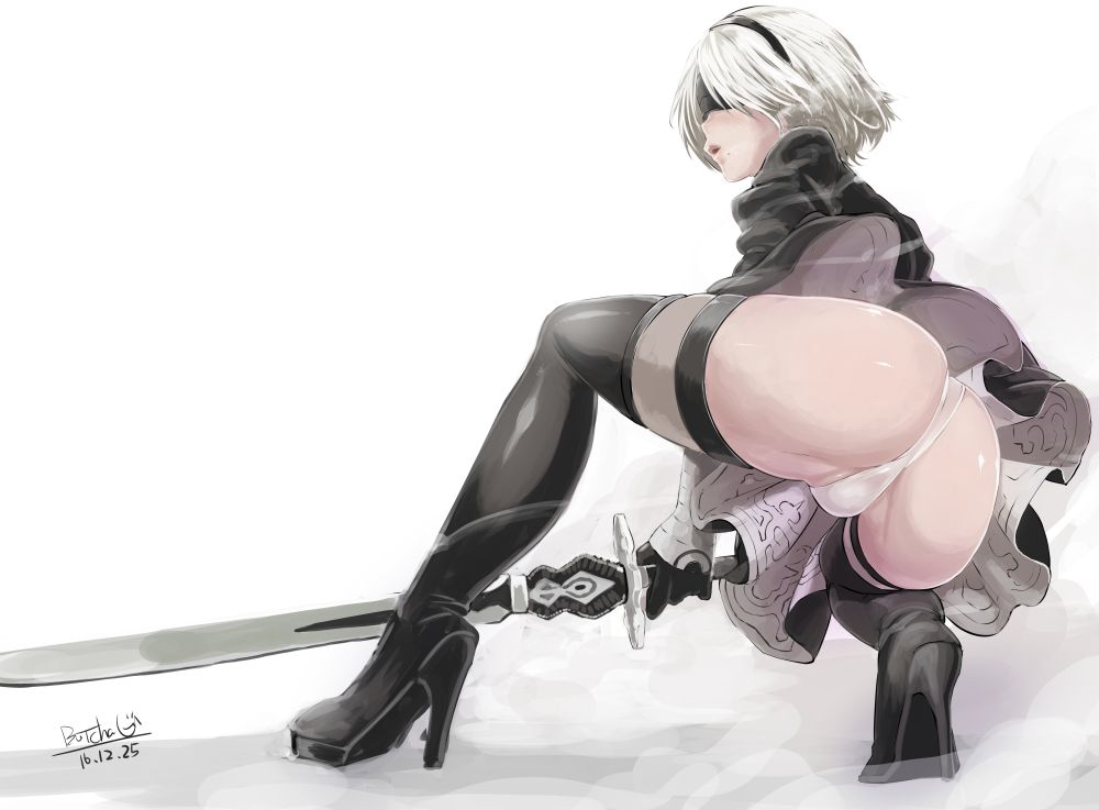 【NieR Automata】2Bとハメハメ濃厚Ｈがしたくなる二次エロ画像