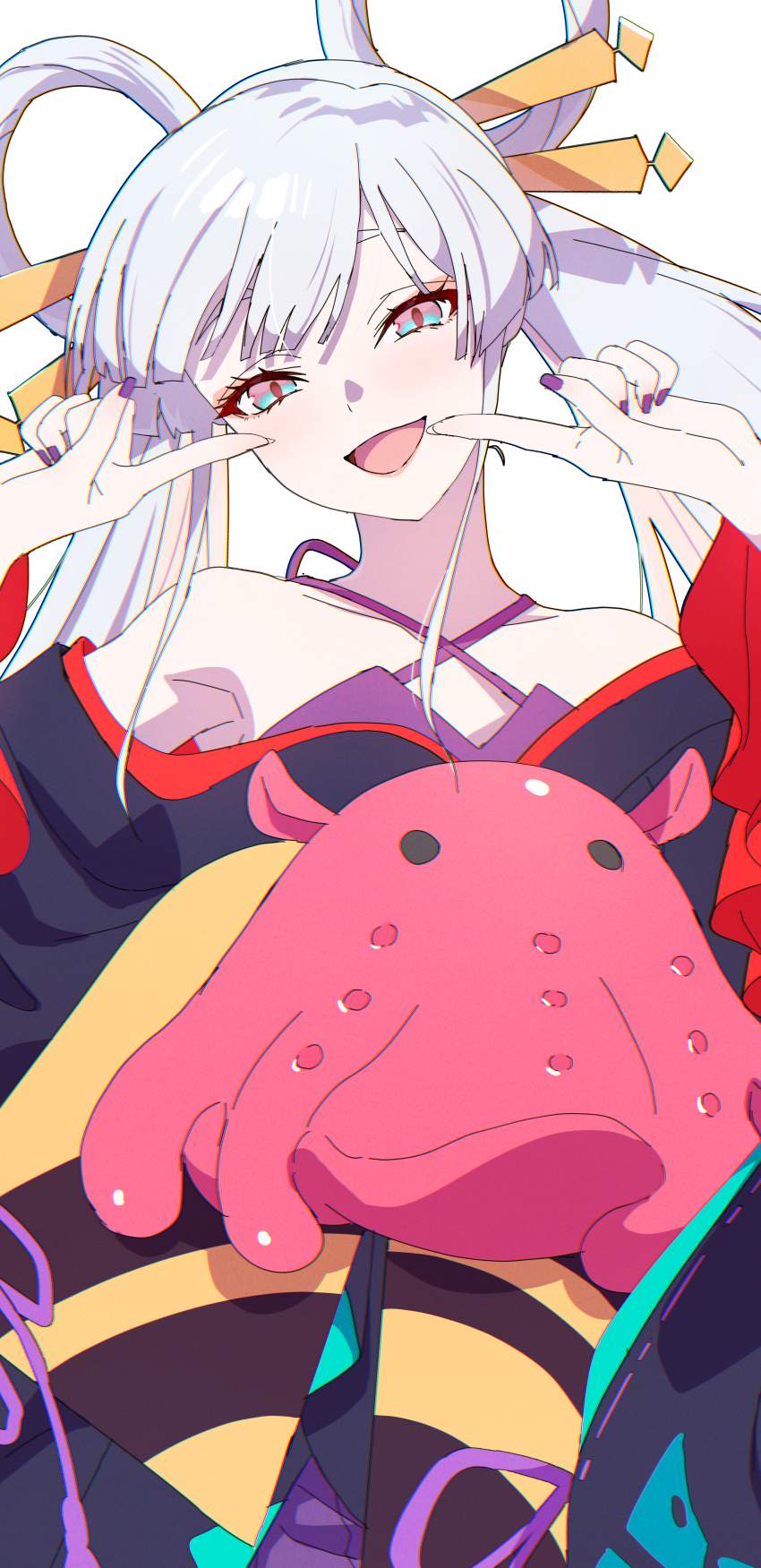 快楽に堕ちそうになってるアヘ顔の月見ヤチヨ抜けるエロ画像！【超かぐや姫！】