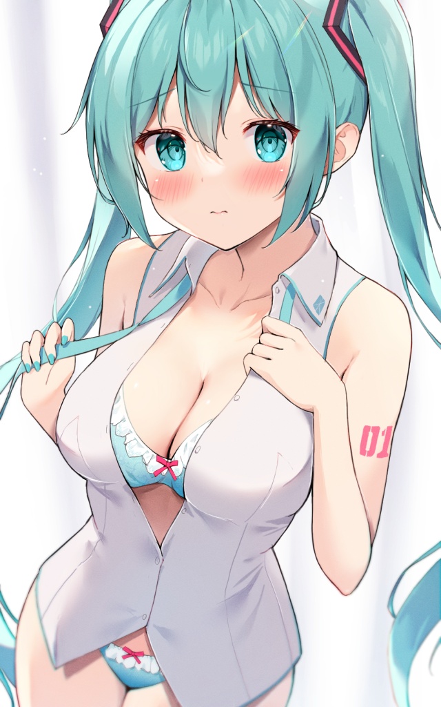 【ボーカロイド】初音ミクのイキ顔になってるドエロい抜ける画像