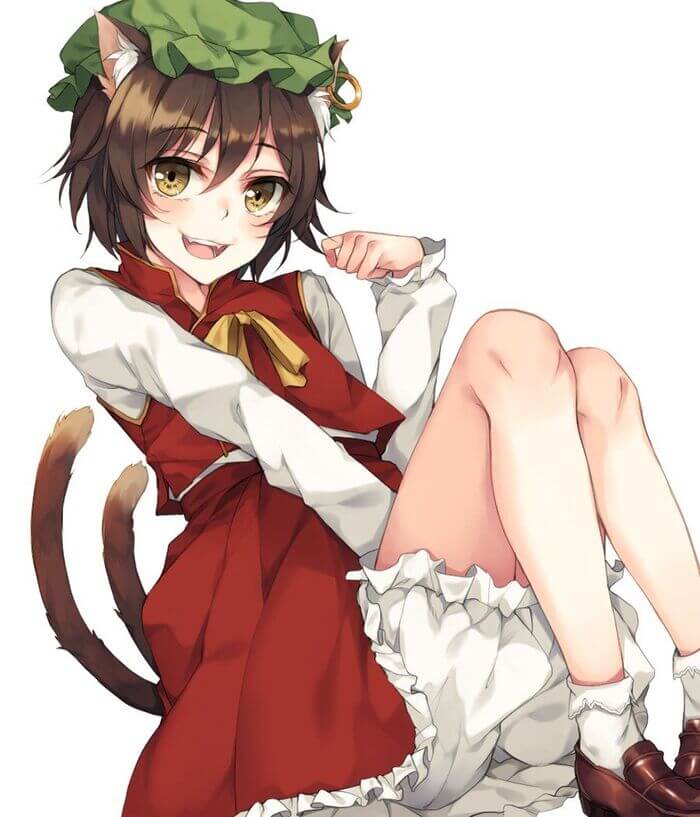 見てるだけで幸せになれる橙の無料エロ画像まとめ！(東方Project)