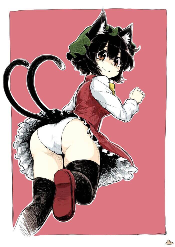 見てるだけで幸せになれる橙の無料エロ画像まとめ！(東方Project)