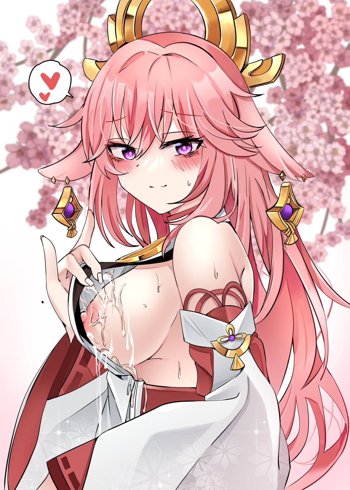 【原神】八重神子の可愛い絵炉画像まとめ