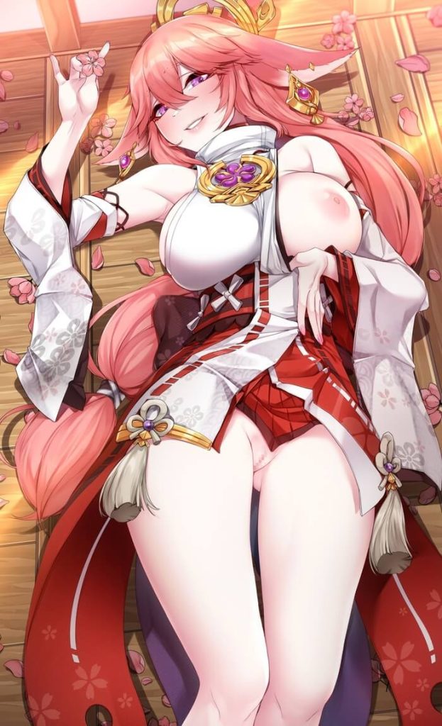 【原神】八重神子の可愛い絵炉画像まとめ