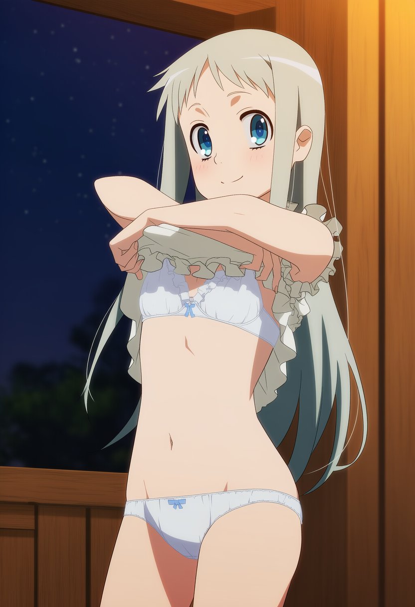 めんまの悩殺必死のセクシーポーズのエロ画像！【あの日見た花の名前を僕達はまだ知らない。】