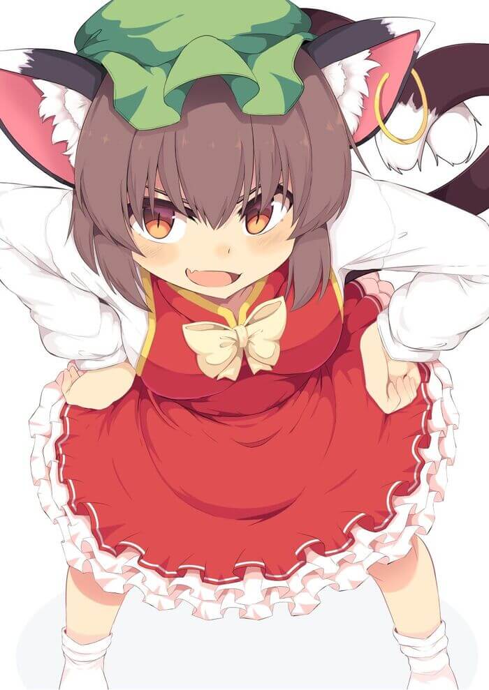 見てるだけで幸せになれる橙の無料エロ画像まとめ！(東方Project)