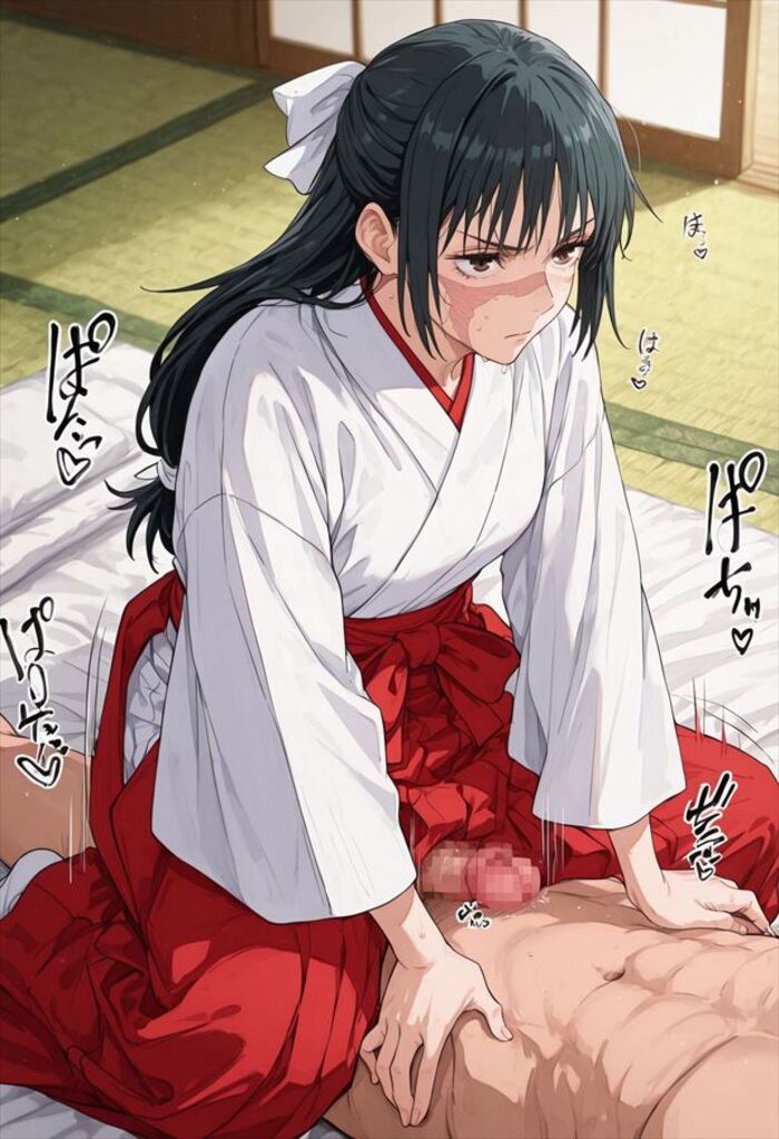 庵歌姫の悩殺必死のセクシーポーズのエロ画像！【呪術廻戦】