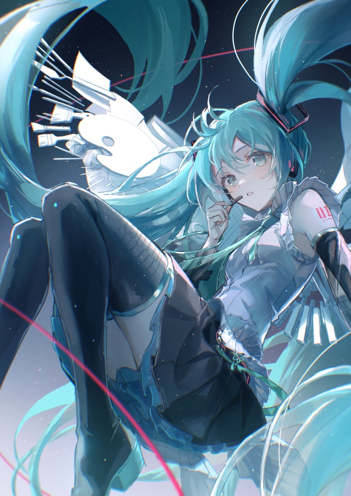 【ボーカロイド】初音ミクのイキ顔になってるドエロい抜ける画像