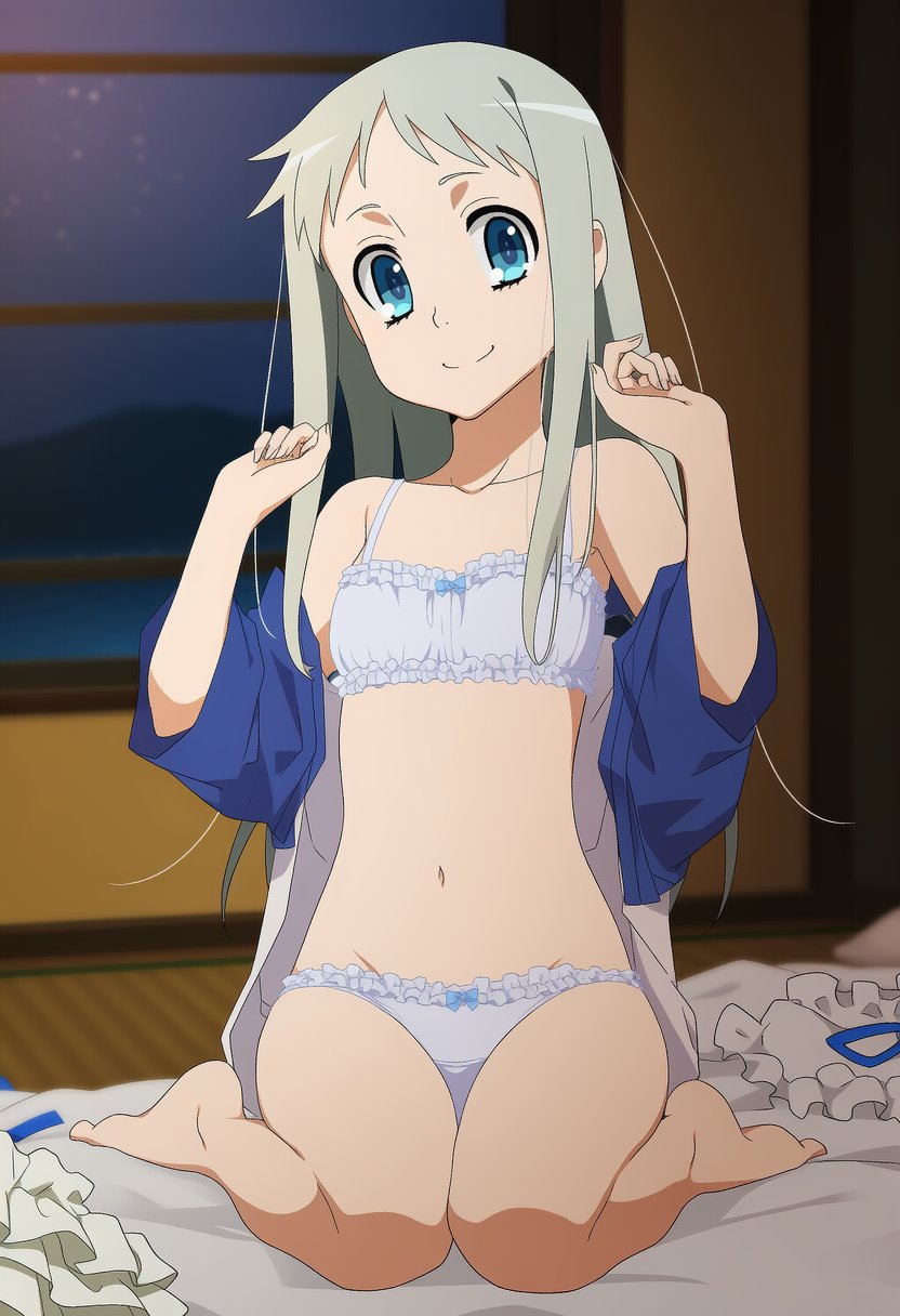 めんまの悩殺必死のセクシーポーズのエロ画像！【あの日見た花の名前を僕達はまだ知らない。】