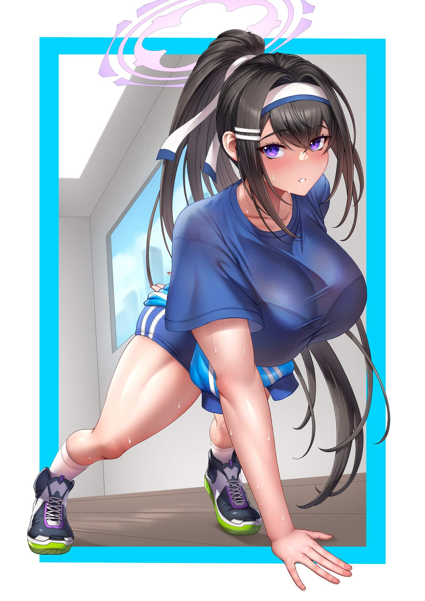 【ブルーアーカイブ】乙花スミレのえっちでかわいい二次エロ画像