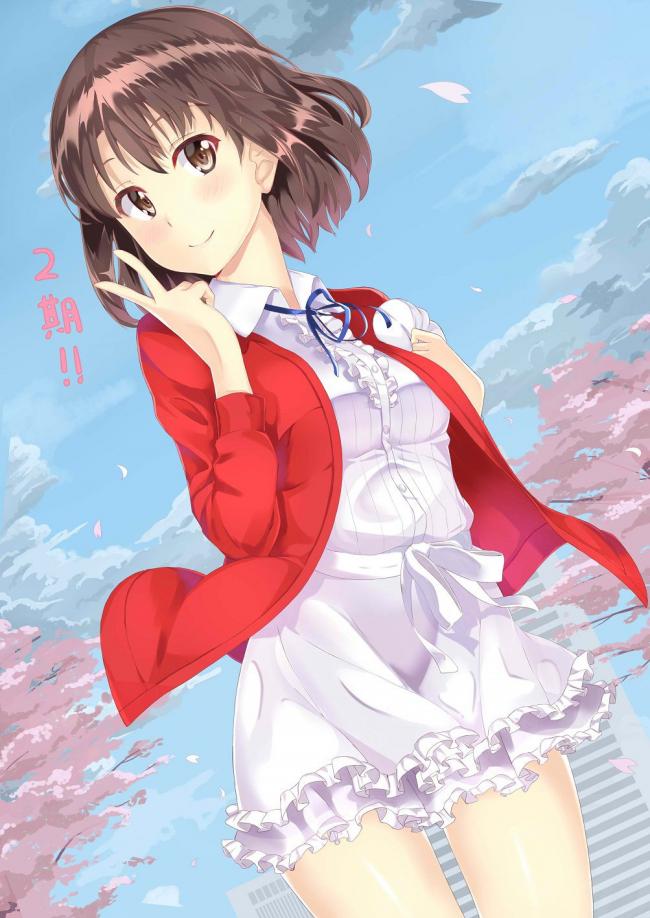 【エロ画像】冴えない彼女の育てかたのエロコスプレの参考にしたくなる加藤恵のキャラクター画像