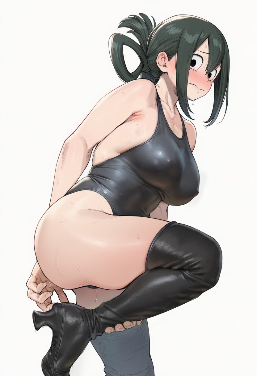 【画像あり】蛙吹梅雨が闇風俗で本番解禁www(僕のヒーローアカデミア)