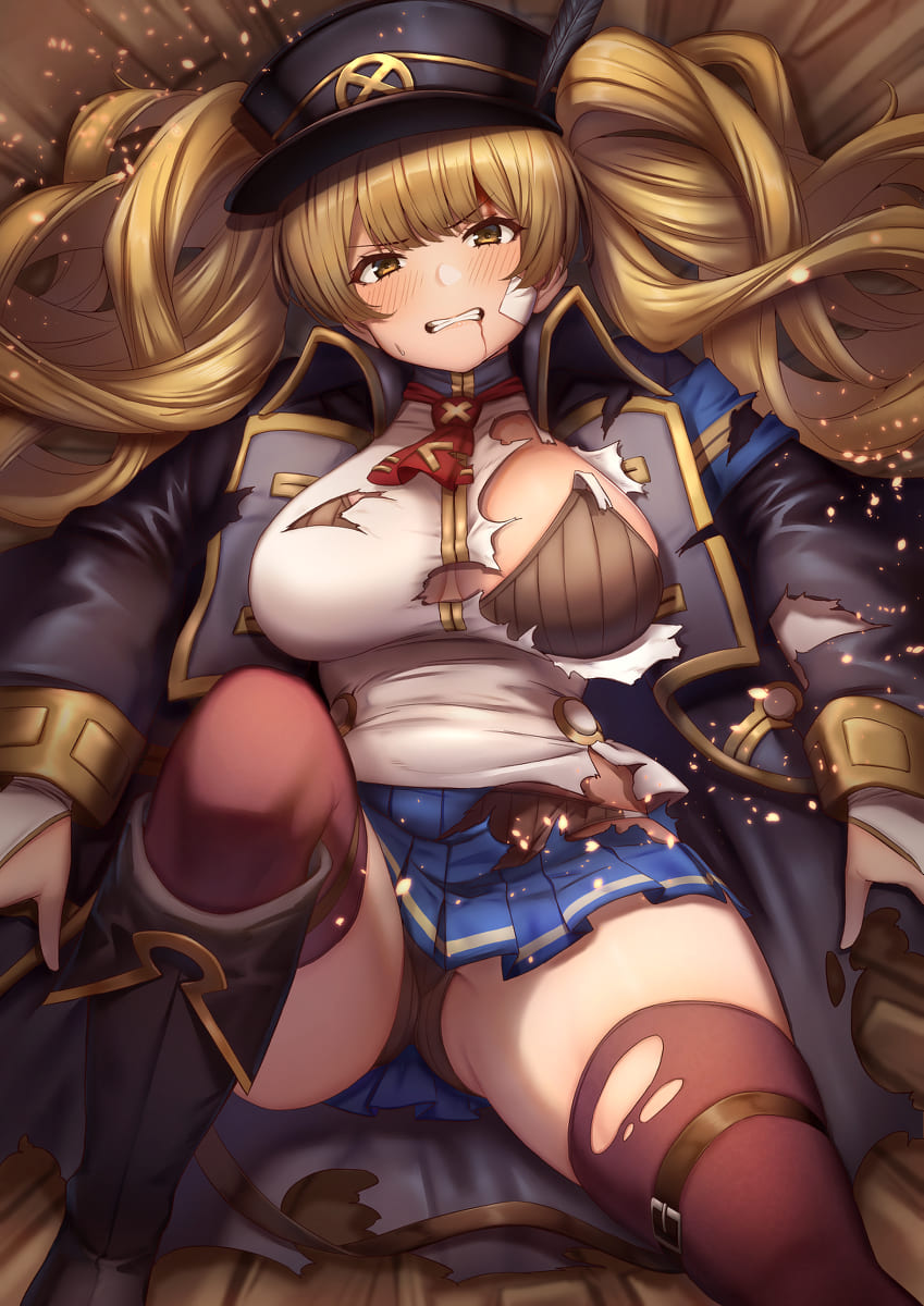 【グランブルーファンタジー】モニカがオナニーしているのを想像して即抜き二次エロ画像