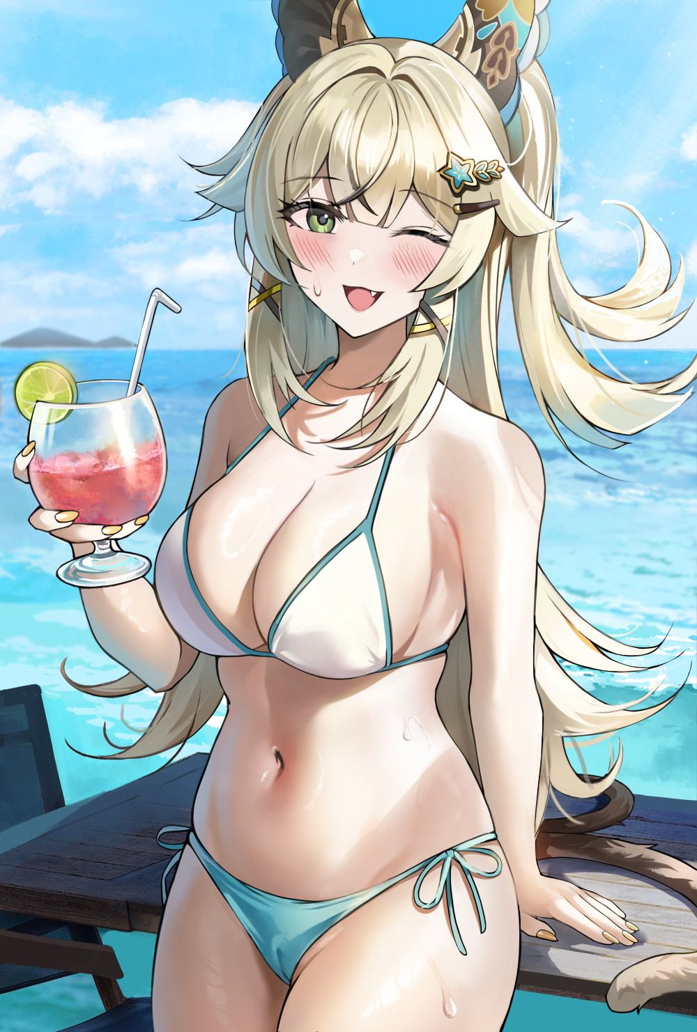 綺良々のどエロい二次エロ画像がいっぱいおっぱい！【原神】